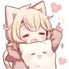 Sleep Kitten2 Emoji Telegram Sticker #4 - Sleep Kitten2 Emoji #4
