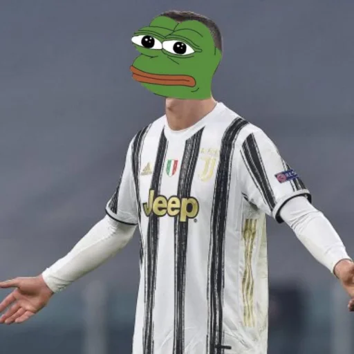 Soccer Pepe Cristiano Ronaldo Football Memes Telegram Sticker #10 - Soccer Pepe Cristiano Ronaldo Football Memes #10