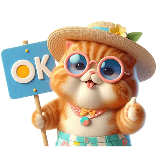 Cute Kitten Telegram Sticker #3 - Cute Kitten #3