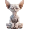 Sphynx Cute Cat Emoji Telegram Sticker #13 - Sphynx Cute Cat Emoji #13