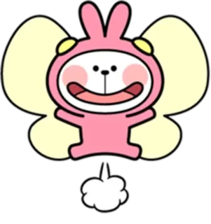 Farting Butterfly Rabbit