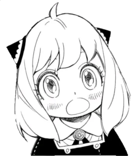Spy X Family Anya Starlight Reactions Telegram Sticker #12 - Spy X Family Anya Starlight Reactions #12