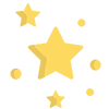 Golden Star Rating & Badge Icons Emoji Set Telegram Sticker #6 - Golden Star Rating & Badge Icons Emoji Set #6