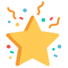 Golden Star Rating & Badge Icons Emoji Set Telegram Sticker #8 - Golden Star Rating & Badge Icons Emoji Set #8