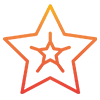 Golden Star Rating & Badge Icons Emoji Set Telegram Sticker #18 - Golden Star Rating & Badge Icons Emoji Set #18