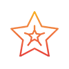 Golden Star Rating & Badge Icons Emoji Set Telegram Sticker #19 - Golden Star Rating & Badge Icons Emoji Set #19