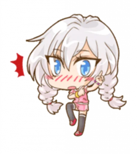 Meli Anime Character Telegram Sticker #4 - Meli Anime Character #4