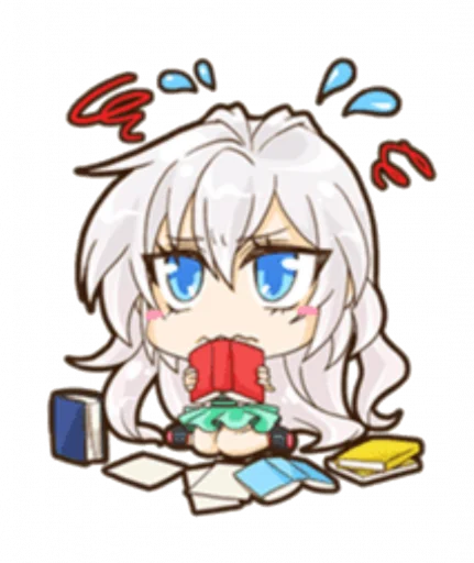 Meli Anime Character Telegram Sticker #17 - Meli Anime Character #17