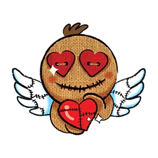Burlap Cupid
