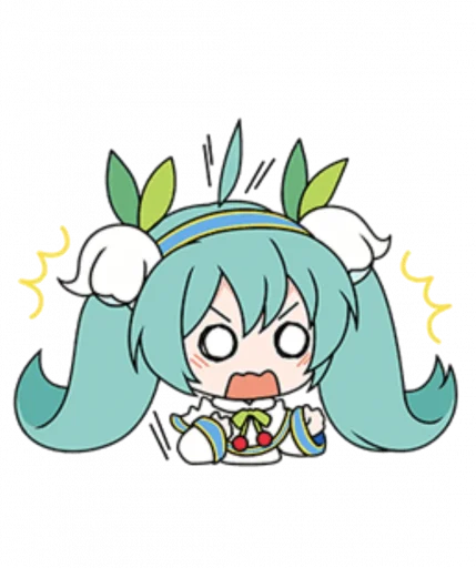 Snow Diva Miku Telegram Sticker #24 - Snow Diva Miku #24