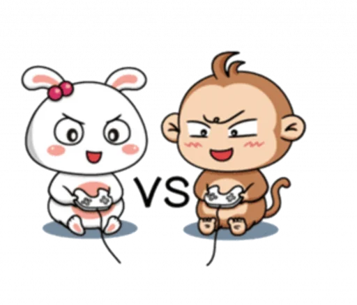 Rabbit in Monkey Suit Telegram Sticker #12 - Rabbit in Monkey Suit #12