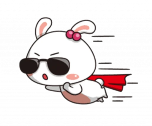 Rabbit in Monkey Suit Telegram Sticker #25 - Rabbit in Monkey Suit #25