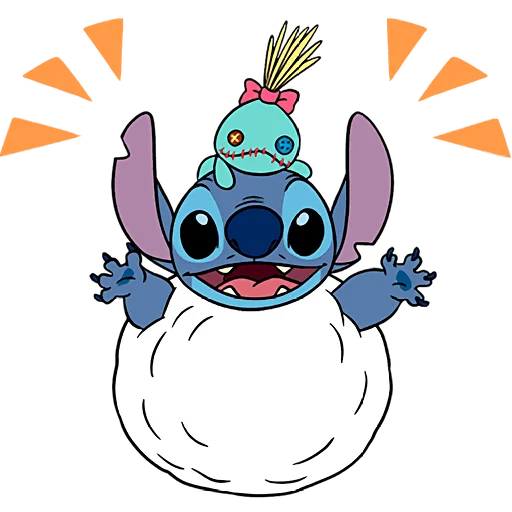 Stitch And Scrump Telegram Sticker #7 - Stitch And Scrump #7