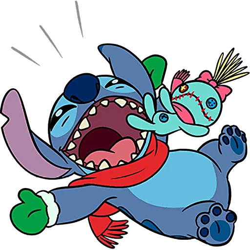 Stitch And Scrump Telegram Sticker #10 - Stitch And Scrump #10