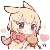 Sweet Banny5 Emoji Telegram Sticker #22 - Sweet Banny5 Emoji #22