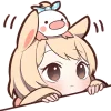 Sweet Rabbit1 Emoji Telegram Sticker #8 - Sweet Rabbit1 Emoji #8