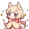 Sweet Rabbit3 Emoji Telegram Sticker #12 - Sweet Rabbit3 Emoji #12