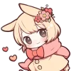Sweet Rabbit3 Emoji Telegram Sticker #18 - Sweet Rabbit3 Emoji #18
