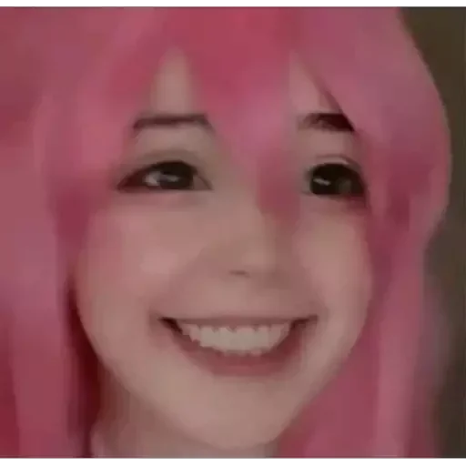 Pink Hair Smile