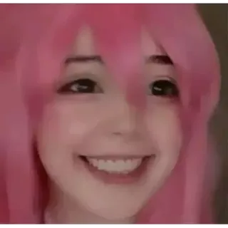 Pink Hair Smile