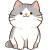 Cute Kitten Emoji Telegram Sticker #10 - Cute Kitten Emoji #10