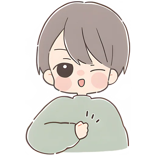 Talking Kun Telegram Sticker #4 - Talking Kun #4