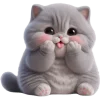 Tao Tao Kitten Emoji Telegram Sticker #12 - Tao Tao Kitten Emoji #12