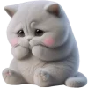 Tao Tao Kitten Emoji Telegram Sticker #18 - Tao Tao Kitten Emoji #18