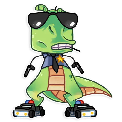 The almost good Dinosaur Telegram Sticker #7 - The almost good Dinosaur #7