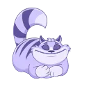 The Cheshire One Stickers