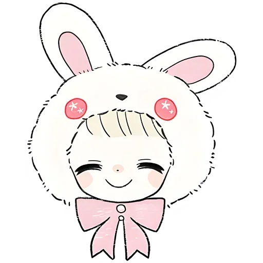 Princess and Rabbit Telegram Sticker #21 - Princess and Rabbit #21