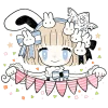 Cute Bunny Rabbit Emoji Telegram Sticker #6 - Cute Bunny Rabbit Emoji #6