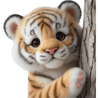 Cute Tiger Cub