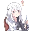 Tyan In Emoji Telegram Sticker #16 - Tyan In Emoji #16