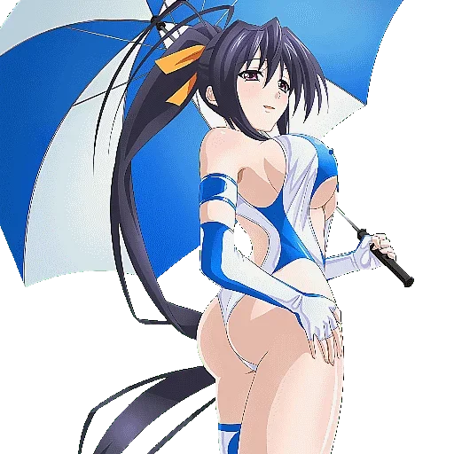 Akeno Himejima Anime Character Moods Stickers Telegram Sticker #7 - Akeno Himejima Anime Character Moods Stickers #7