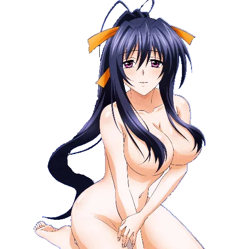 Akeno Himejima Anime Character Moods Stickers Telegram Sticker #8 - Akeno Himejima Anime Character Moods Stickers #8