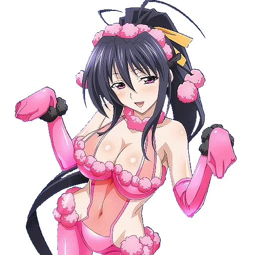 Akeno Himejima Anime Character Moods Stickers Telegram Sticker #10 - Akeno Himejima Anime Character Moods Stickers #10