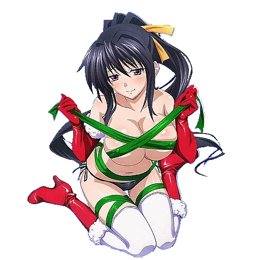 Akeno Himejima Anime Character Moods Stickers Telegram Sticker #12 - Akeno Himejima Anime Character Moods Stickers #12