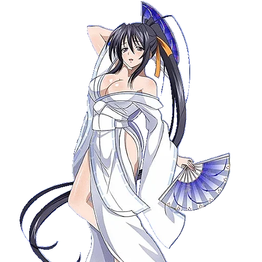 Akeno Himejima Anime Character Moods Stickers Telegram Sticker #13 - Akeno Himejima Anime Character Moods Stickers #13