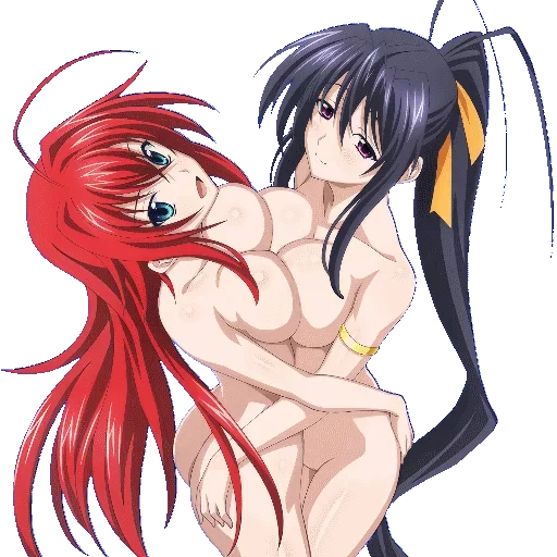 Akeno Himejima Anime Character Moods Stickers Telegram Sticker #19 - Akeno Himejima Anime Character Moods Stickers #19