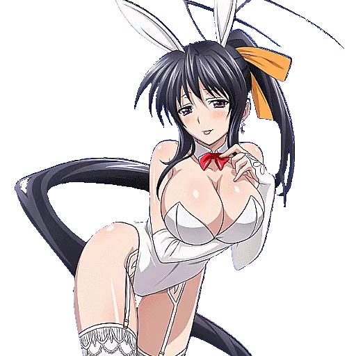 Akeno Himejima Anime Character Moods Stickers Telegram Sticker #21 - Akeno Himejima Anime Character Moods Stickers #21