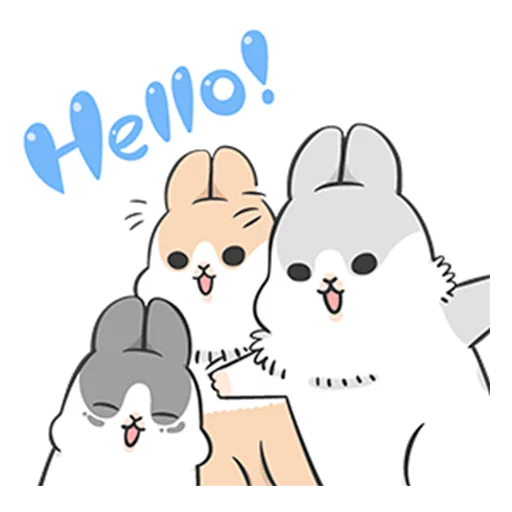 Ultimate Machiko Rabbit Pack 1 Telegram Sticker #2 - Ultimate Machiko Rabbit Pack 1 #2