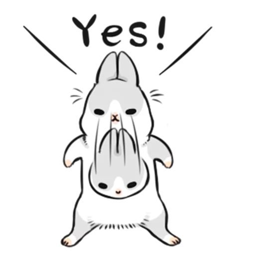 Ultimate Machiko Rabbit Pack 1 Telegram Sticker #14 - Ultimate Machiko Rabbit Pack 1 #14