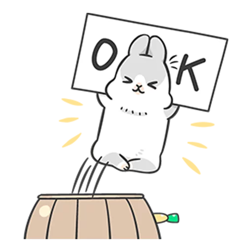 Ultimate Machiko Rabbit Pack 1 Telegram Sticker #24 - Ultimate Machiko Rabbit Pack 1 #24