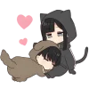 Yurudura Kun Anime Emoji Telegram Sticker #9 - Yurudura Kun Anime Emoji #9