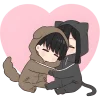Yurudura Kun Anime Emoji Telegram Sticker #11 - Yurudura Kun Anime Emoji #11