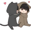 Yurudura Kun Anime Emoji Telegram Sticker #22 - Yurudura Kun Anime Emoji #22