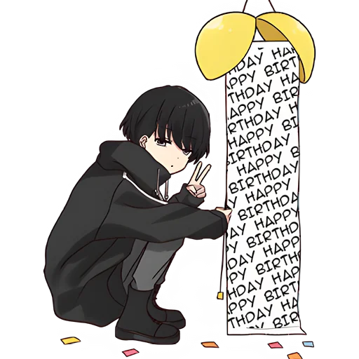 Yurudura Kun Anime Telegram Sticker #11 - Yurudura Kun Anime #11