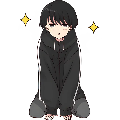 Yurudura Kun Anime Telegram Sticker #20 - Yurudura Kun Anime #20