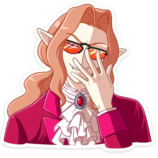 Charming Vampire Telegram Sticker #9 - Charming Vampire #9